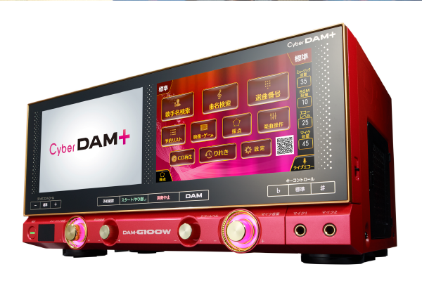 DAM カラオケ機器 貪欲 XG5000本体、デンモク、マイク、周辺機器セット