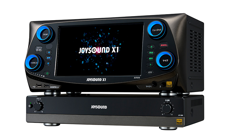 JOYSOUND X1 プレミアム JS-FX10の別角度からの製品画像
